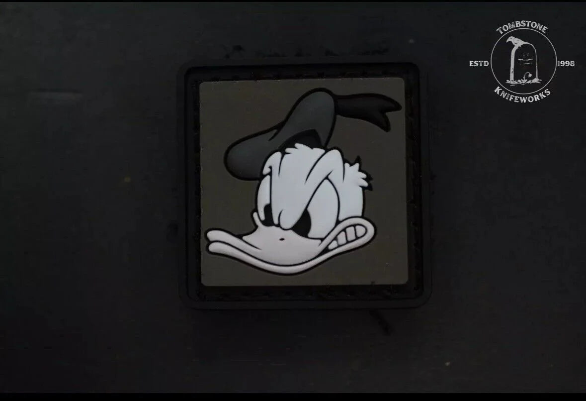NEW Data Crew Donald Duck RE Patch B/W Mickey Mouse Disney