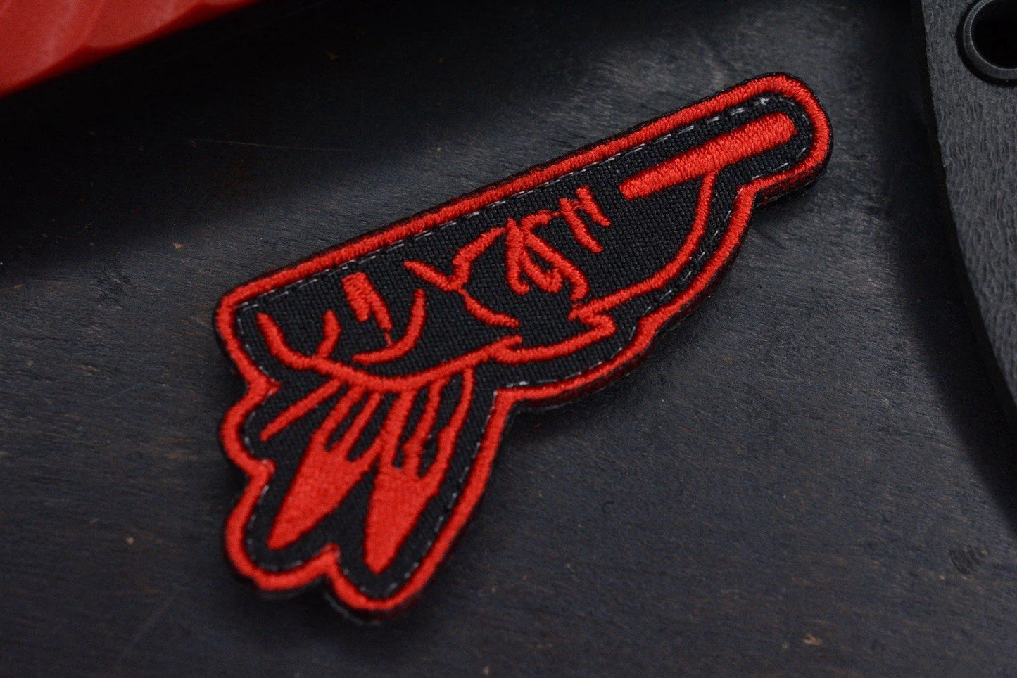 RARE Half Face Blades OSS Spike Red Tail Hawk Special Edition w/ HFB Patch