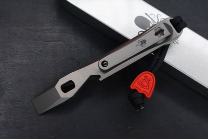 NEW PROMETHEUS DESIGN WERX SPD KRAKEN TI PRY BAR W/ RED WKRMN GHOST