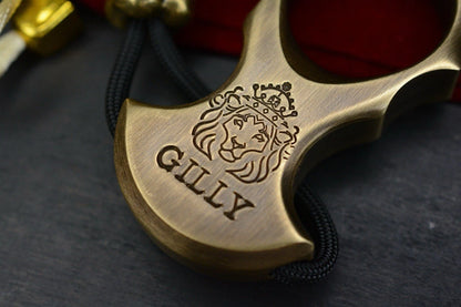 NEW GILLY Customs 5-Point 1/2” Bottle Opener w/Molar Bead Re JRW Microtech