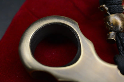 New GILLY Customs Chapo Medium 1/2” Darkened Brass B/O w/Gear Head Bead Re JRW