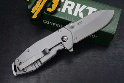BRNLY "Beskar" Special Edition CRKT Squid Assist Deep Laser Engrave w/ PDW Patch