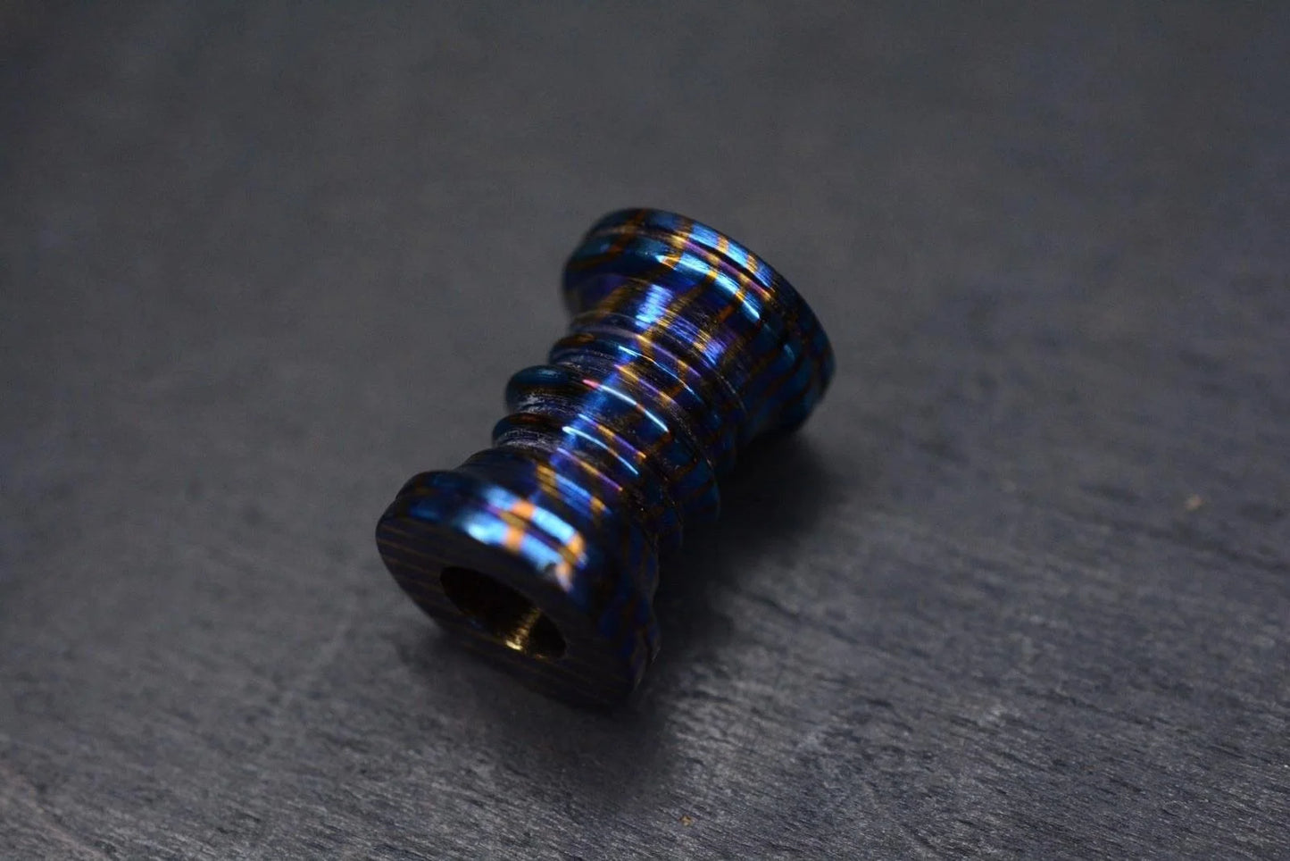 Custom Large Timascus High Grade XL USA MADE Bead Re ScoopyLoops / Playge