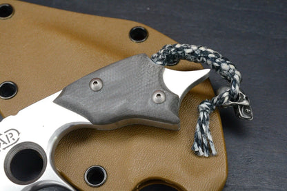 RARE Custom SAR Hornet 3” Fixie Tip of Spear Lethality w/Skull Bead Re Microtech