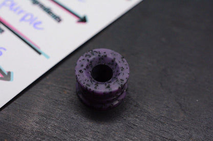 RARE Salt & Peppa EDC Shrime Purple Grip-Tec Lanyard Bead Re Scoopy Loops