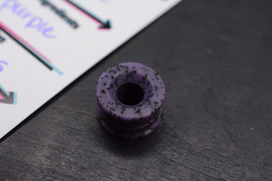 RARE Salt & Peppa EDC Shrime Purple Grip-Tec Lanyard Bead Re Scoopy Loops