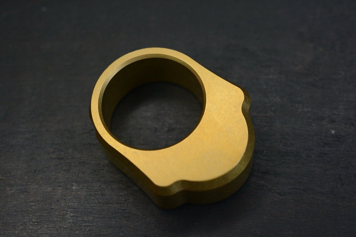 NEW Delcious Fist “Ghost” Scotch Brite Brass Paperweight Pocket Art