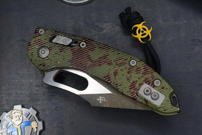 RARE Microtech Stitch-Ram-Lok Outbreak Sig Series Part-Serr w/Fallout Poker Pack