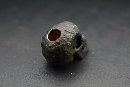 Rare Royal Creations Blackened Bronze Full Skull 100% Handmade Old World Wax 1/2