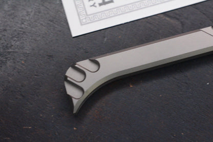 RARE Pharaoh EDC Khopesh Ti Pry Bar Box Cutter w/ COA