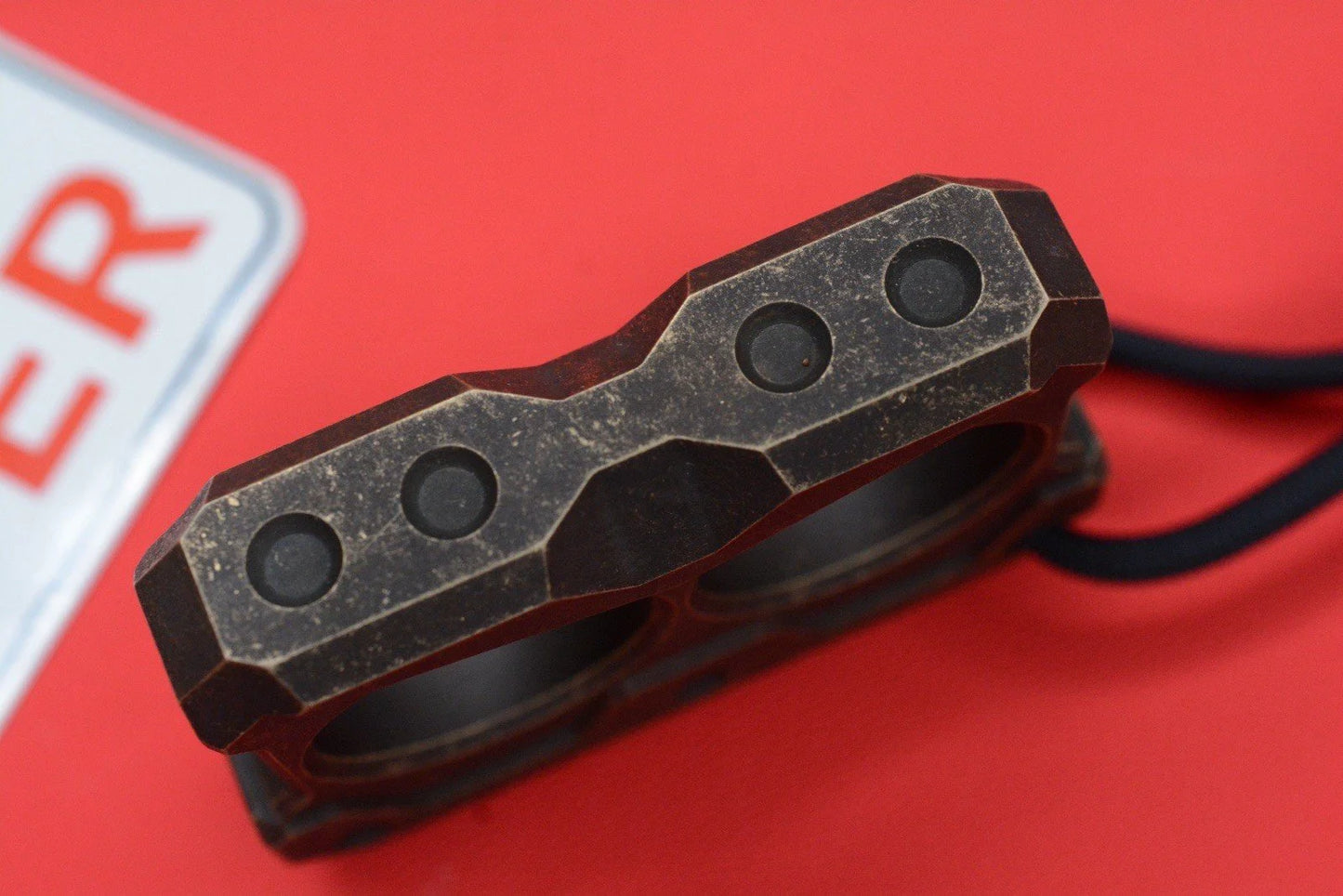 NEW Mat B0t EDC ByCyclops Patina Brass BO w/Patch & OEGEDC Bead Re JRW Playge