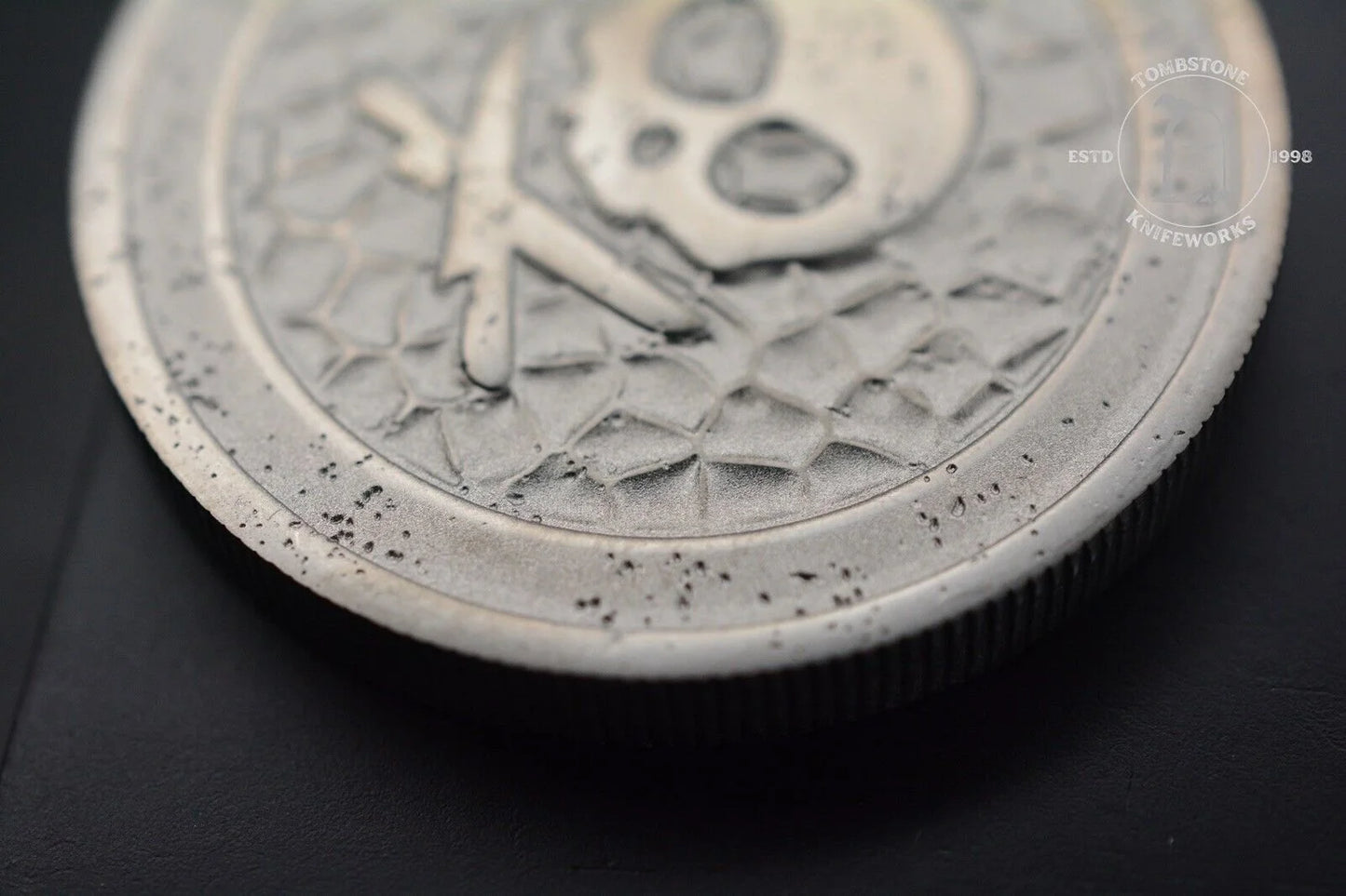 NEW Pete’s Pirate Life Fly The Flag V3 Ti Coin Full Custom w/ Wood Case