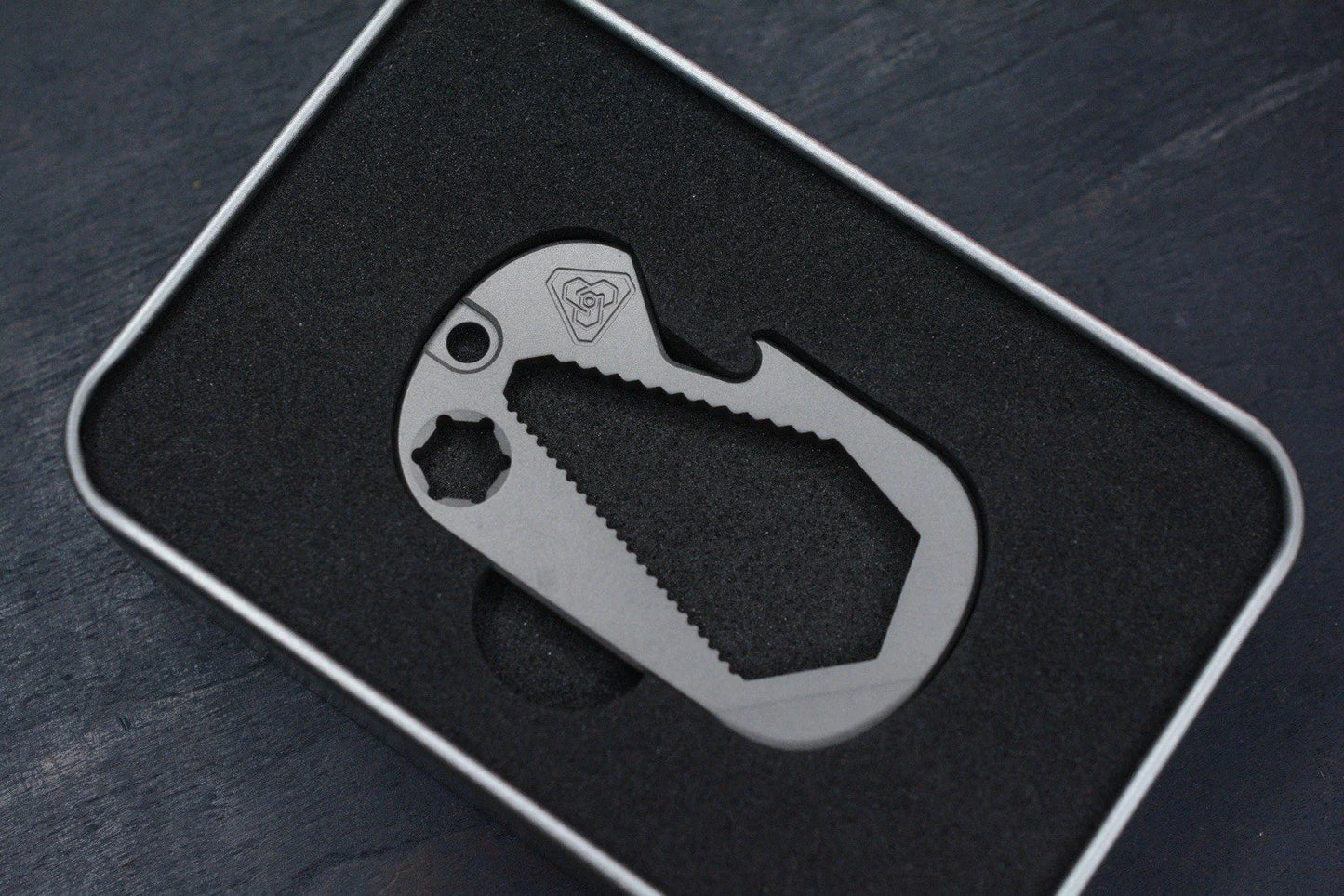 NEW Prometheus Design Werx Dog Tag Tool Standard Issue Titanium Bottle Opener