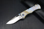 RARE John Gray Rostrum Recurve Magnacut Bark Finish Ano Ti Double Thumb Stud