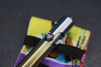 NEW Oz Machine Co Little John Ti Pen Sunrise Fade Ano - Raw SW & Satin Accents