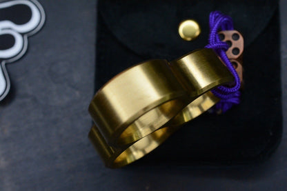 RARE Delicious Fist Fisthawk 3-Way Brass Bottle Opener w/ 2x Custom Dice Beads