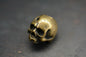 Super Rare 4t5 Design Vintage Brass Bullet To The Head Skull Bead