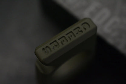 NEW OEGEDC Keystone V2 Bottle Opener OD GREEN w/ Custom Barbell Bead