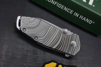BRNLY "Beskar" Special Edition CRKT Squid Assist Deep Laser Engrave w/ PDW Patch