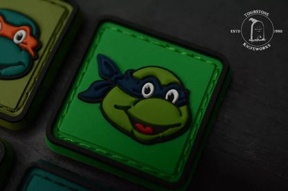 NEW Data Crew TMNT Patch Set Teenage Mutant Ninja Turtles 4x Complete