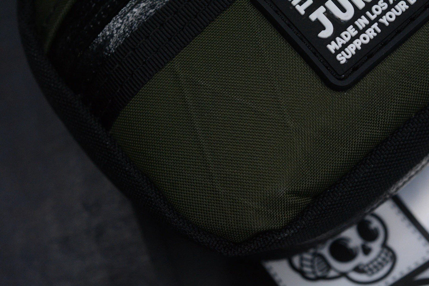 NEW Data Crew What-a-Junior VX Army Green Pouch w/ Reaper Ranger Eye Patch