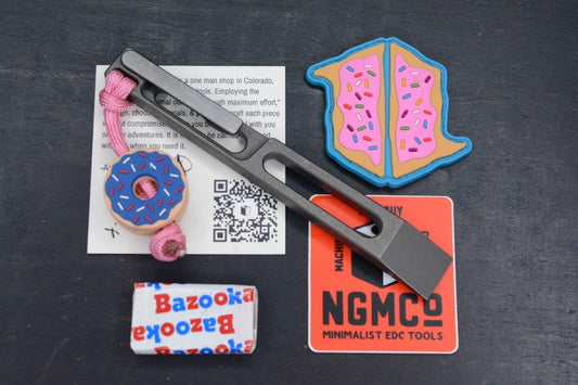 NEW Nice Guy Machine Co Plain Jane 2.0 NGMCo Skelly Ti w/ Dessert Warrior Pack