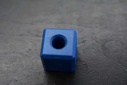 RARE Scoopyloops Blue Ano Titanium Square Pigeon Bolt Bead