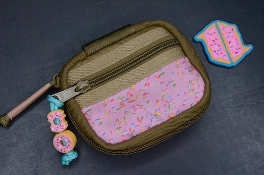 NEW Garage Built Mighty + Pouch Ltd Ed Dessert Warrior w/ Patch & Donut Beads
