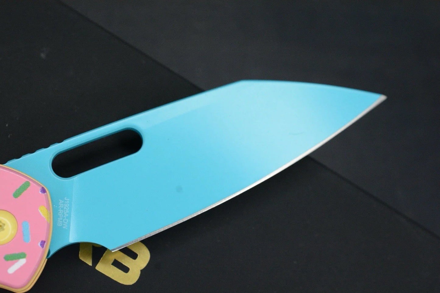 NEW CJRB Alt Pyrite Dessert Warrior Wharncliffe Blade Sprinkle Handle