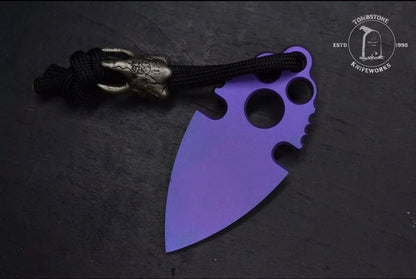 RARE Koch Tool Company Purple TITANIUM Artifakt w/ Custom Molar Bead USA MADE