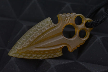 NEW Koch Tools Artifakt Arrowhead Pry Bar In Ultem w/ Skull Bead