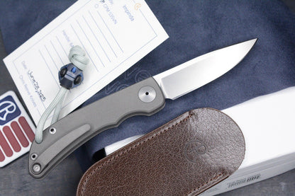 RARE++ Chris Reeve Impinda Slip Joint Ti S35VN w/ CRK Pouch, Patch & CKF Bead