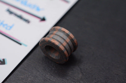 RARE Salt & Peppa EDC Shrime Blasted Super Conductor Bead Re Scoopy Loops