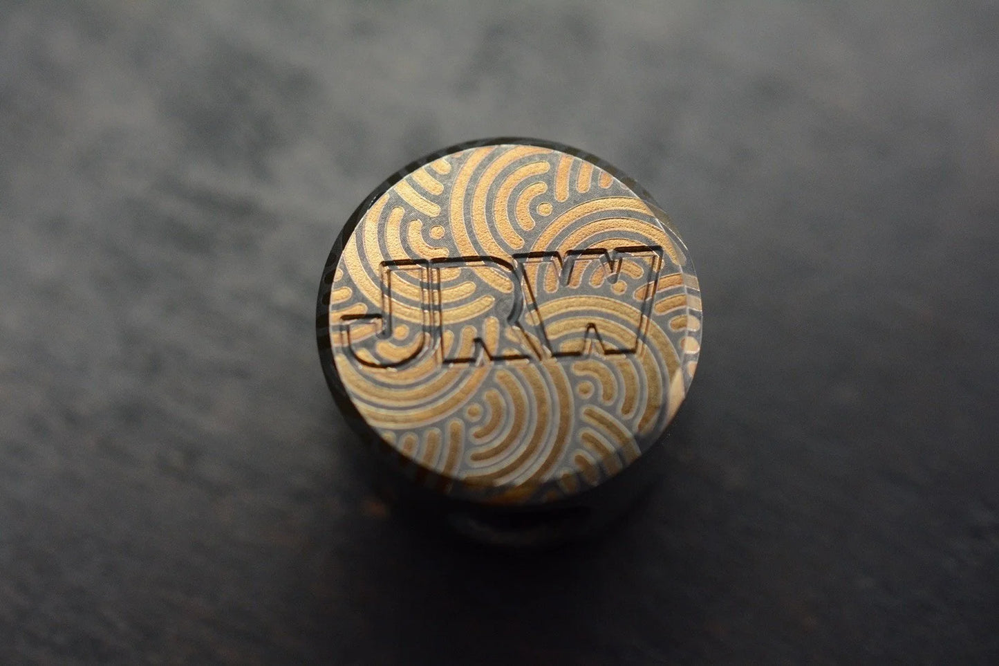 NEW JRW x UrbanEDC Chaos Seigahai Curator Blackened Stainless Steel Bead