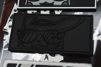 RARE Inky EDC Always Cruzin V2 Pika-Pika 3x Patch Set 1/100 Made 2/3 GITD