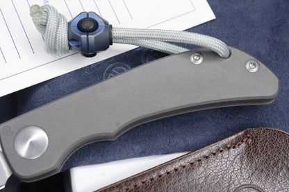 RARE++ Chris Reeve Impinda Slip Joint Ti S35VN w/ CRK Pouch, Patch & CKF Bead