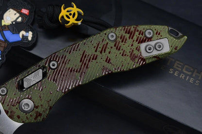 RARE Microtech Stitch-Ram-Lok Outbreak Sig Series Part-Serr w/Fallout Poker Pack