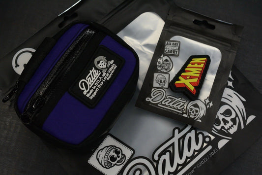 NEW Data Crew What-a-Junior VX Purple Pouch w/ X-Men RE Patch