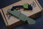 NEW OEGEDC x BladeHQ Good Luck Pry OD Green Cerakote Ti w/ Wkrmn Ghost Bead