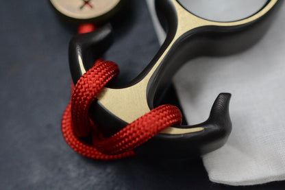 RARE Delicious Fist Drop Anchor Dark Brass Scratch Sanded B.O w/Necromancer Bead
