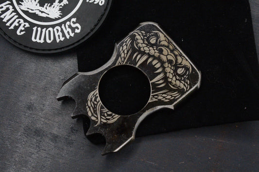 NEW TM HUNT Ring Pop “Dark Snake” Custom Laser Engraved 01 Bottle Opener