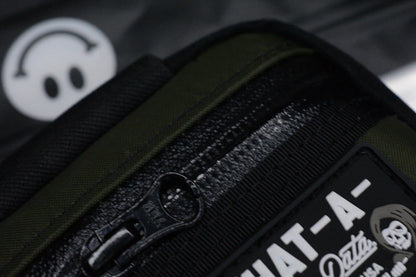 NEW Data Crew What-a-Junior VX Army Green Pouch w/ Reaper Ranger Eye Patch