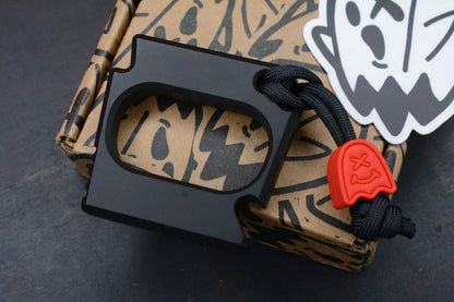 NEW OEGEDC x Urban EDC Wide Mouth Keystone Black Bottle Opener w/ Wkrmn Ghost