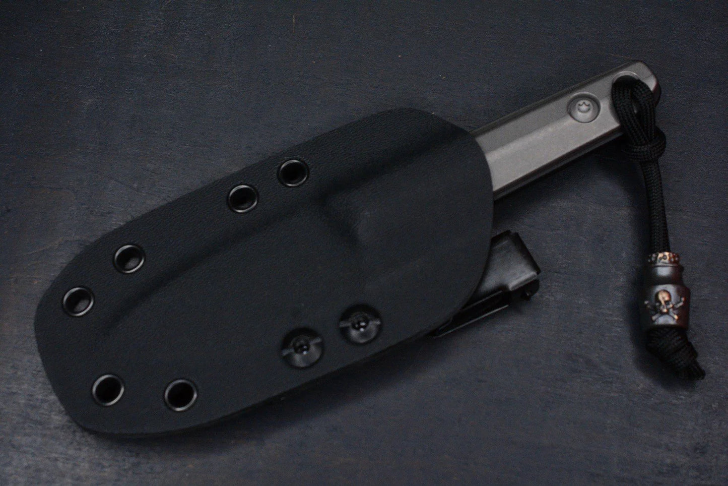 NEW OEGEDC District Fixie SW Ti Handle -Black Cera Magnacut Blade w/ Poison Bead
