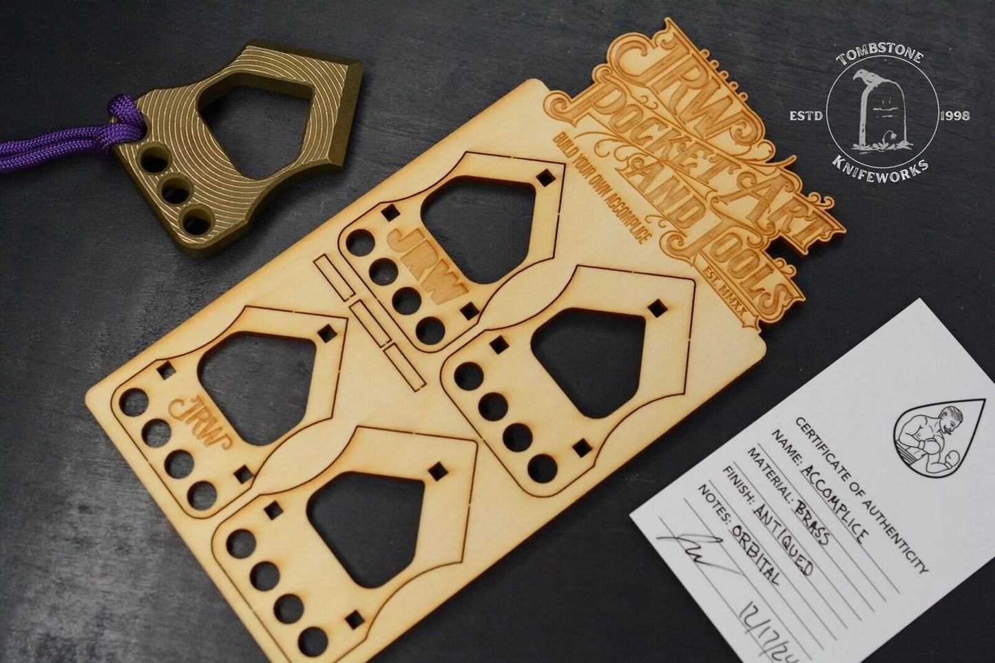NEW JRW Accomplice Orbital Antique Brass w/Accomplice Kit & Homage Curator Bead