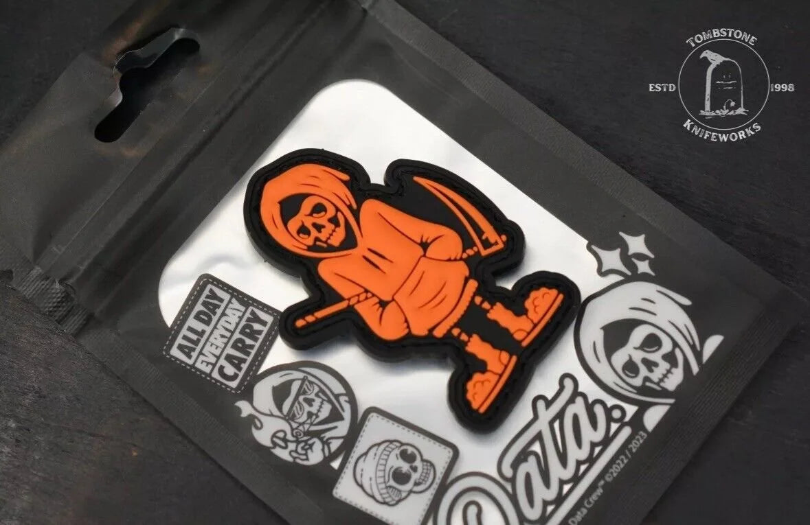 NEW Data Crew Reaper Halloween Orange Ranger Eye Patch
