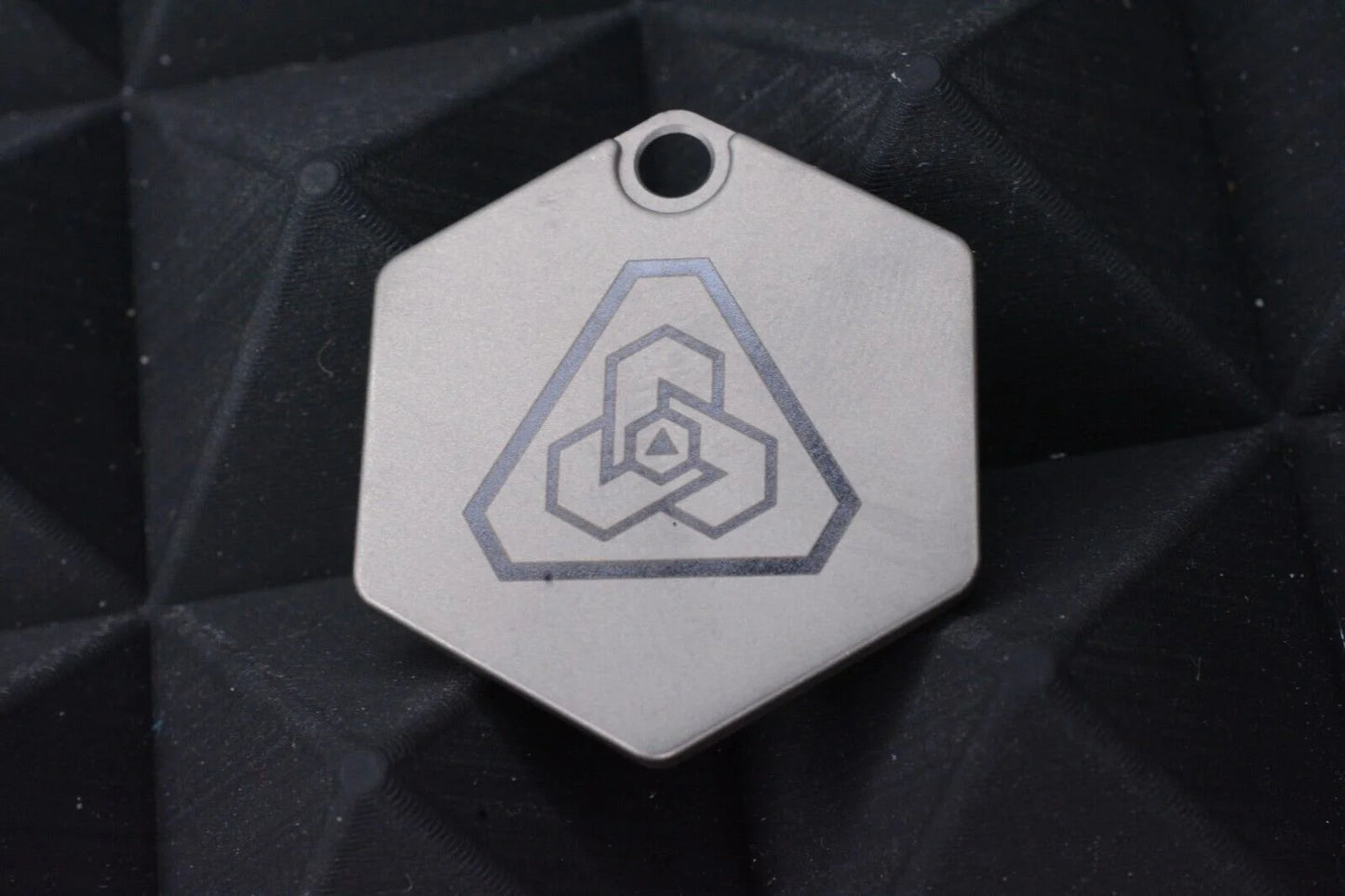 Prometheus Design Werx “Kraken” SPD 6AL-4V Titanium-Hex Tag w/ Collector Tin