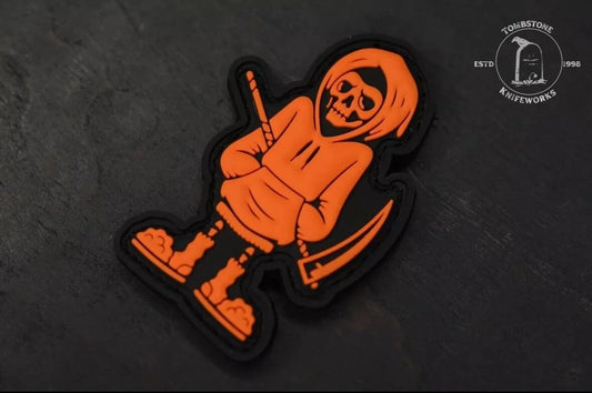 NEW Data Crew Reaper Halloween Orange Ranger Eye Patch