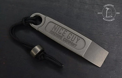 NEW Nice Guy Machine Co My First Pry Wheelie Ti Pry Bar w/ NGMCo Wheelie Bead