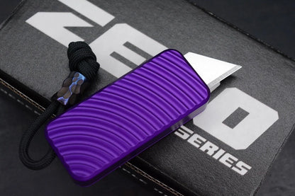 NEW RIVERY MFG x Cad Lab Zero Knife Purple Finish OG w/ Custom Bead